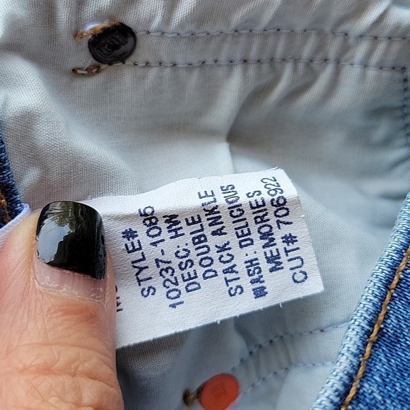 MOTHER Size 29 High Waist Double Stack Ankle Straight Jeans Delicious Memories - Picture 12 of 12